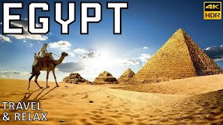 4K Journey Egypt Relaxing Vacation Destinations Discover Egypt Cairos Pyramids to Luxors Temples [upl. by Rowland]