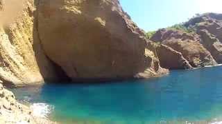 Deep Water Soloing at Les Calanques [upl. by Ettevets]