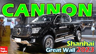 Nueva Great Wall SHANHAI Cannon 2023 la Casi Full Size China V6 vs Ford RANGER  Vary Topics [upl. by Diandra]