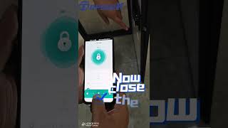 Rv Door electronic Lock App Unlocking Chaptercaravandoorhandlelock caravanhitchlock [upl. by Ojeillib]