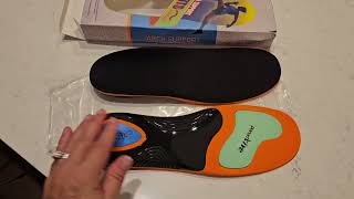 REVIEW Work Boot Insoles for Men Plantar Fasciitis Insoles High Arch Support Inserts Women [upl. by Perkoff]