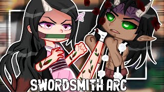 💚💫Hashiras react to Swordsmith Village Arc all parts Demon Slayer [upl. by Docia]