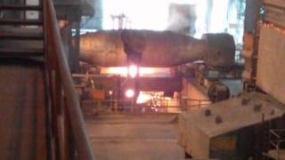 Molten steel from torpedo to ladle [upl. by Names853]