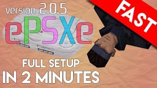 ePSXe 205 Emulator for PC Full Setup and Play in 2 Minutes The Best PS1 Emulator [upl. by Ha]