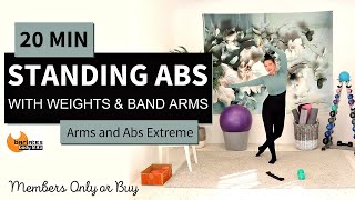 TRAILER FOR MEMBERS 20 MIN EXTREME ARMS amp ABS  STANDING ABS WITH WEIGHT amp RESISTANCE BAND ARMS [upl. by Seligman]