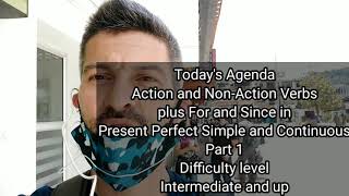 CUANDO USAR ACTION Y NONACTION VERBS ESL WHEN TO USE ACTION AND NONACTION VERBS IN ENGLISH [upl. by Constantina24]