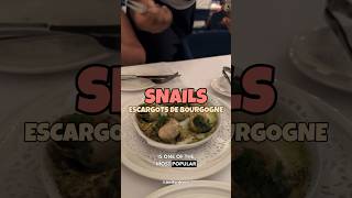 Eating SNAILS  Escargots De Bourgogne  French Food  Entrecôte Steak [upl. by Attenat790]