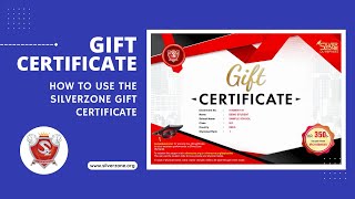 How To Use The SilverZone Gift Certificate [upl. by Anilra132]