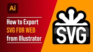 How to Export SVG for Web from Illustrator 2024 [upl. by Kleinstein]