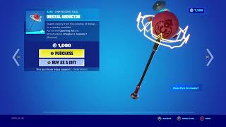 NEW ORBITAL ABDUCTOR PICKAXE IN FORTNITE NEW PRICE OPTION [upl. by Ainavi829]