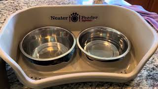 Honest Review of Neater Feeder Mess Proof Dog Bowls [upl. by Atinra]