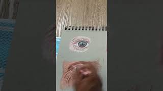 Hyper realistic eye 👁️ drawing ✍️ [upl. by Brace]