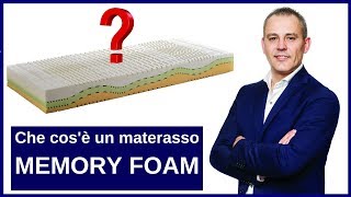 Che cosè il materasso in Memory Foam [upl. by Hapte]