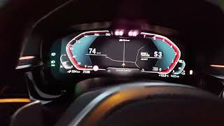 BMW 545e 2021 G30 LCI hybrid 0100kmh acceleration launch control [upl. by Naegem876]