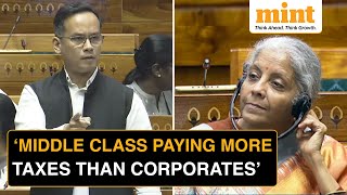 ‘1st Time Ever Middle Class Paying More Than…’ Gaurav Gogoi Slams Govt On Taxation Economy Adani [upl. by Corrine281]