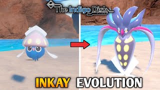 How To Evolve Inkay Into Malamar In Pokemon Scarlet amp Violet  The Indigo Disk DLC [upl. by Kask]