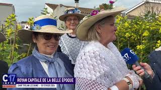 ST TROJAN FÊTE DU MIMOSA 2024 LA BELLE EPOQUE REPRÉSENTÉE À LA FÊTE [upl. by Enella]