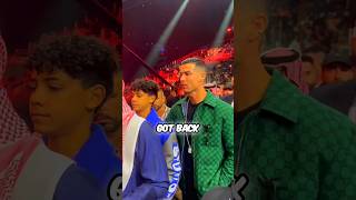 Cristiano Ronaldo Jr’s Shocking Life Lesson From His Father Must Watch [upl. by Aralk617]