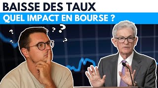 Les taux baissent Une opportunité en Bourse [upl. by Jaela]