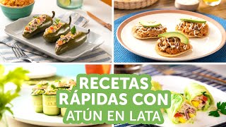 Recetas rápidas con atún en lata  Kiwilimón [upl. by Kenn527]