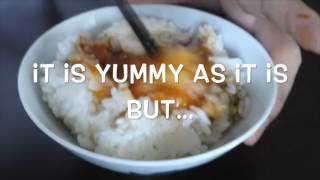 Rice with raw egg  Japanese Furikake（卵かけご飯）More tasty [upl. by Aret]