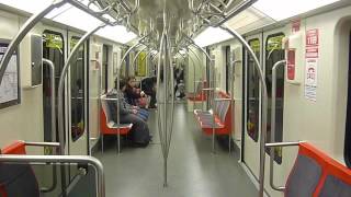 METRO DE SANTIAGO  NUEVO TREN CON AA [upl. by Brittaney]