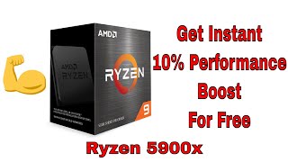 How to Overclock Ryzen 5900x Undervolting and Boost increase [upl. by Sobmalarah815]