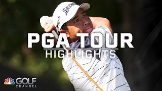 2024 FedEx St Jude Championship Round 3  PGA Tour Highlights  Golf Channel [upl. by Epilihp]