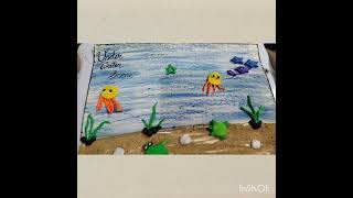 Under Sea Scene Activity with clay [upl. by Sacha]