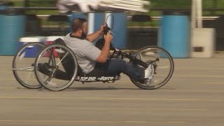 Handcyclists participate in Ride for Roswell for first time [upl. by Eed]