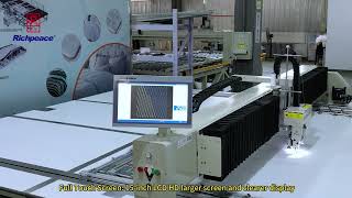 Automatic High Precision Quilting Machine video [upl. by Earehs218]