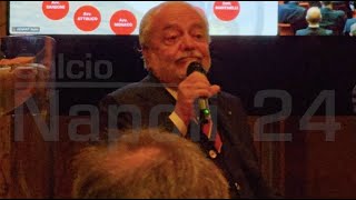 La smorfia di De Laurentiis quando parla di Garcia e NapoliEmpoli 😳 [upl. by Rauscher]