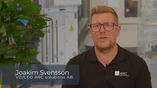 Introduction to ARC Solutions from ARC PresidentCEO Joakim Svensson [upl. by Sainana]