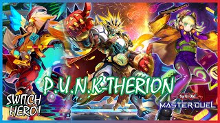 PUNK THERION COMBO DUELIST CUP GAMEPLAY YuGiOh Master Duel punk therion masterduel [upl. by Nilyram746]