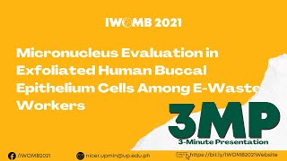 Micronucleus Evaluation in Exfoliated Human Buccal Epithelium Cells Among Ewaste Workers [upl. by Nylessoj]