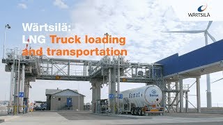 LNG truck loading and transportation  Wärtsilä [upl. by Brew555]