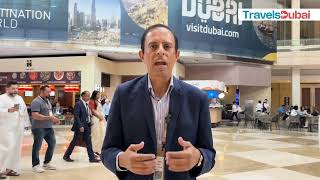 Zaim Jee Travel Consultant Exclusive Talk with Travels Dubaicom  Arabian Travel Market [upl. by Danby659]