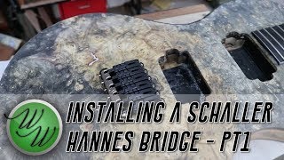 Tutorial  Ep 1  How to Install a Schaller Hannes Bridge [upl. by Atsahc]