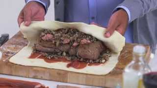 Celebrity Chef John Torodes Beef Wellington recipe [upl. by Anerac]