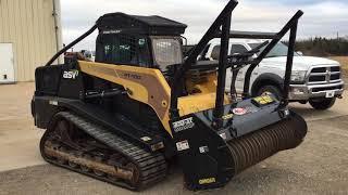 2009 ASV PT100 with Gyro Trac 500 mulcher head [upl. by Clarise30]