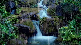 Relaxing Waterfalls and Rainstorm Sounds for Sleeping [upl. by Pernas]