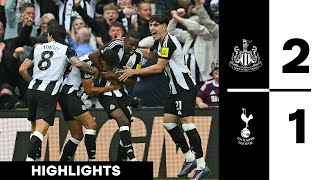 Newcastle United 2 Tottenham Hotspur 1  Premier League Highlights [upl. by Waneta]