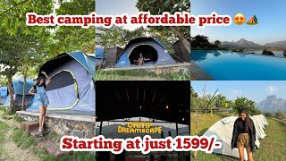 Camp dreamscape  Panvel  camping experience  Mumbai  Travel  budget [upl. by Ylreveb]