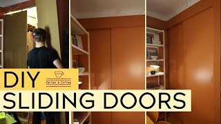 DIY Sliding doors MDF wardrobe [upl. by Alla]