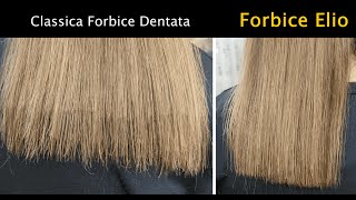 Sfoltire i capelli con Forbice Dentata e Forbice Professionale Elio Differenze [upl. by Funda]