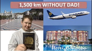 Ryanair to Alicante amp Bonalba hotel Gadding WITHOUT dad [upl. by Iyre]