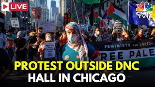 DNC 2024 LIVE Hundreds of Activists Protest in Chicago at Democratic Convention Day 1  Gaza N18G [upl. by Ludmilla]