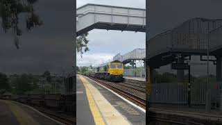 66569 passes Stapleton road with a container train [upl. by Quintie]