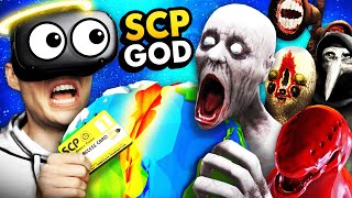 Creating SCPFACILITY WORLD In VR GOD SIMULATOR Deisim VR Funny Gameplay [upl. by Calia1]