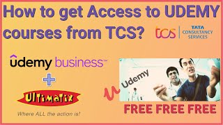 How to get ACCESS to UDEMY Courses in TCS  StepByStep Guide  Using TCS UltimatixBrainyBeast20 [upl. by Jehias]